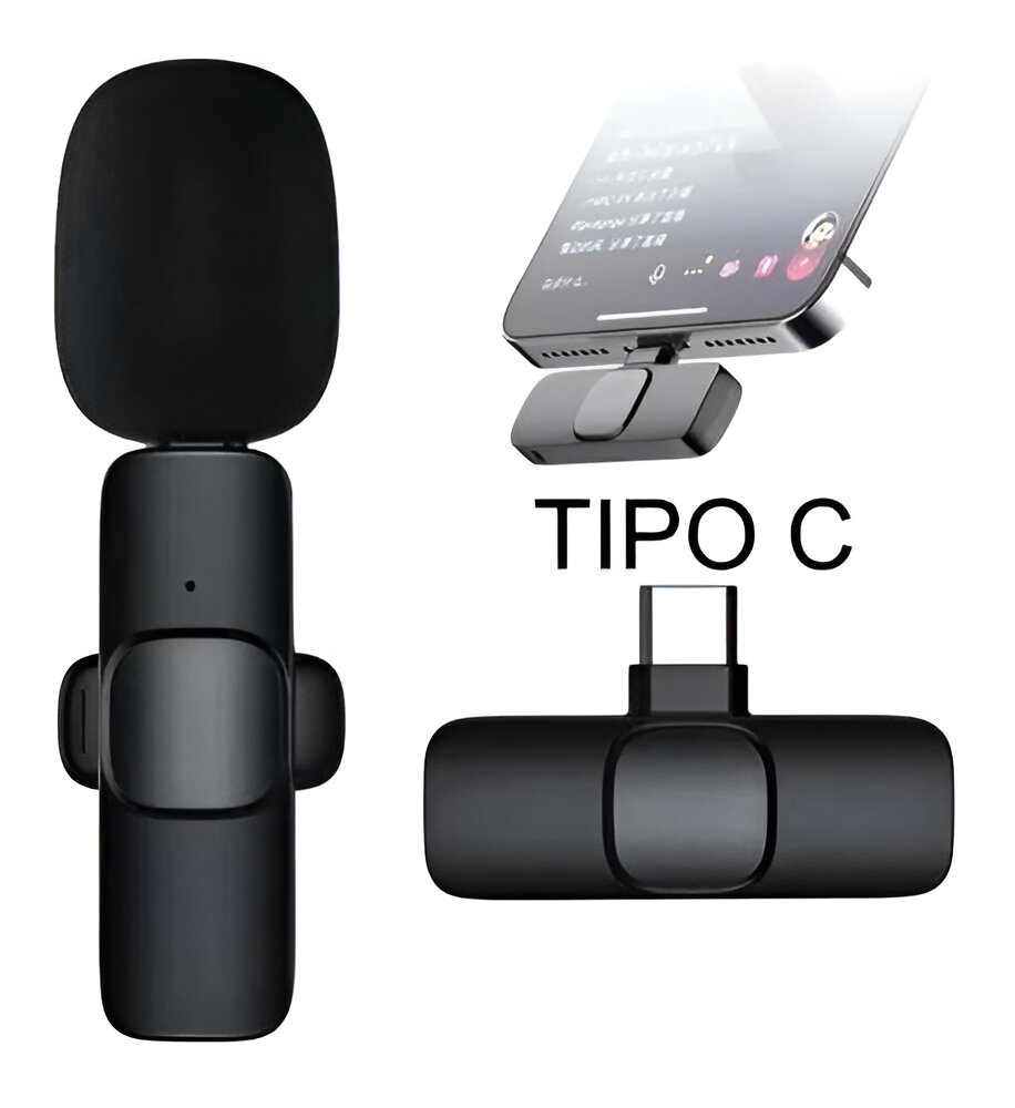 MICRÓFONO INALÁMBRICO LUO (tipo-C) LU-B07.