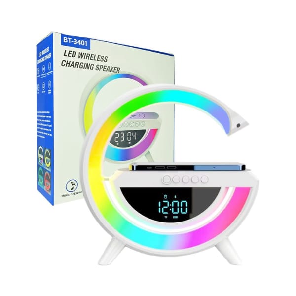 Cargador Inal&aacute;mbrico C/ Parlante BT-3401